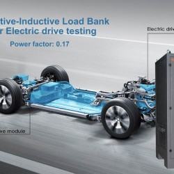 Resistive-Inductive Load Bank for testing various performance parameters of electric vehicle motor drives